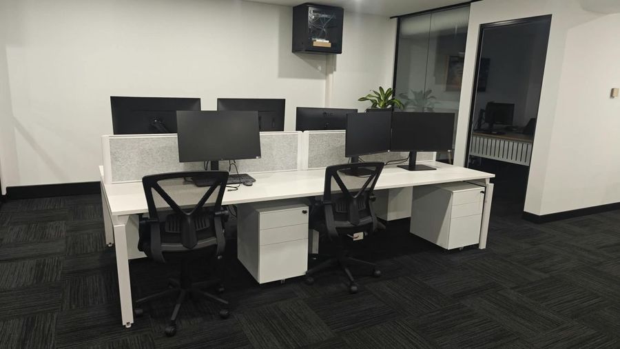 Small business office workstations set up by COMPwize